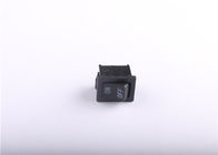 Black Rocker Switch Kecil AC 6A 250V 10A 125V Dengan 2 Solder Lug On / Off