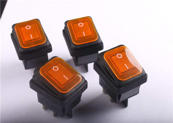 Red Waterproof Led Rocker Switch