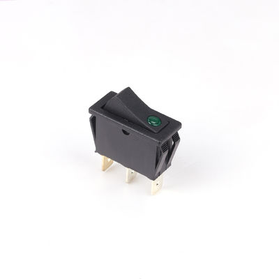3 Pin Dpst Illuminated Rocker Switch 250VAC 16A Dengan Tombol Hidup - Mati