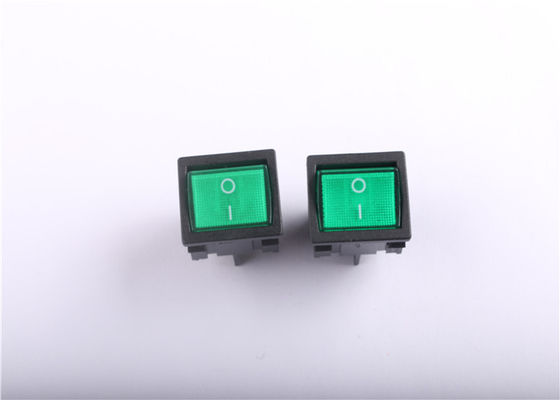 4.2g Miniatur ON OFF Rocker Switch Illuminated 250VAC Untuk Pemanas Air
